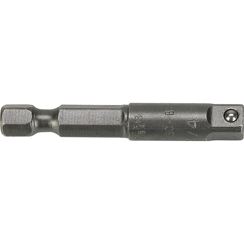 Hex To Male Square Drive Extension, 1/4" Drive Size, 1-3/8" L Sécurité Médic