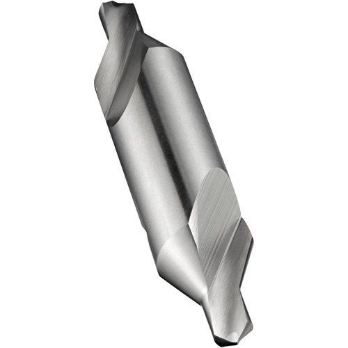 Combined Centre Drill and Countersink, #0, 1/32" Small Diameter, 1/8" Large Diameter, High Speed Cobalt Sécurité Médic