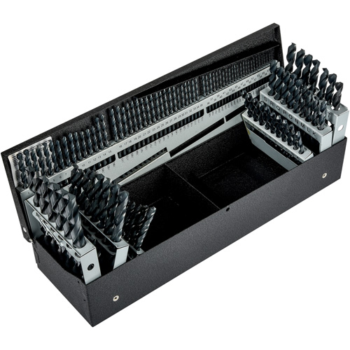 Jobber Length Combination Drill Bit Set, 115 Pieces, High Speed Steel Sécurité Médic
