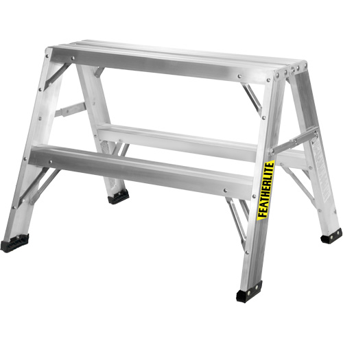 Chevalet de sciage industriel, 2' ha x 31,9375" la x 23,50" pr, Capacit&eacute; de 300 lb, Aluminium Sécurité Médic