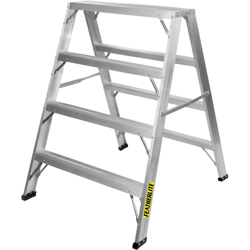 Chevalet de sciage industriel, 4' ha x 34,6875" la x 39,50" pr, Capacit&eacute; de 300 lb, Aluminium Sécurité Médic