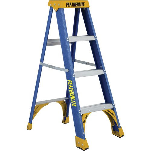 Industrial Duty Stepladders (6300 Series), 4', Fibreglass, 250 lbs. Capacity, Type 1 Sécurité Médic