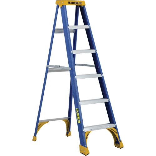 Industrial Duty Stepladders (6300 Series), 6', Fibreglass, 250 lbs. Capacity, Type 1 Sécurité Médic