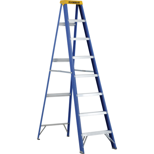 Industrial Duty Stepladders (6300 Series), 8', Fibreglass, 250 lbs. Capacity, Type 1 Sécurité Médic