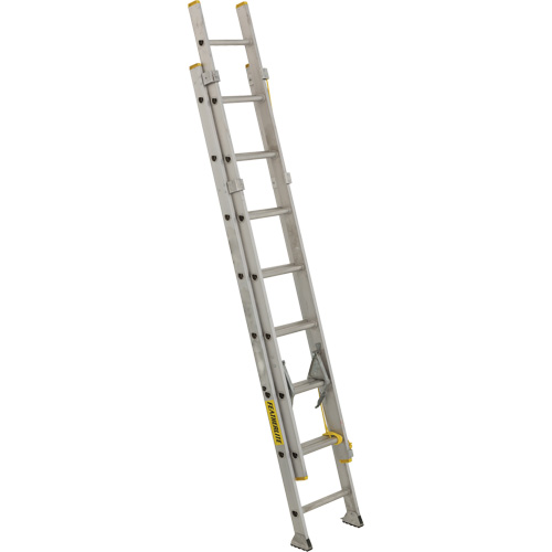 Industrial Heavy-Duty Extension Ladders, 300 lbs. Cap., 13' H, Grade 1A Sécurité Médic