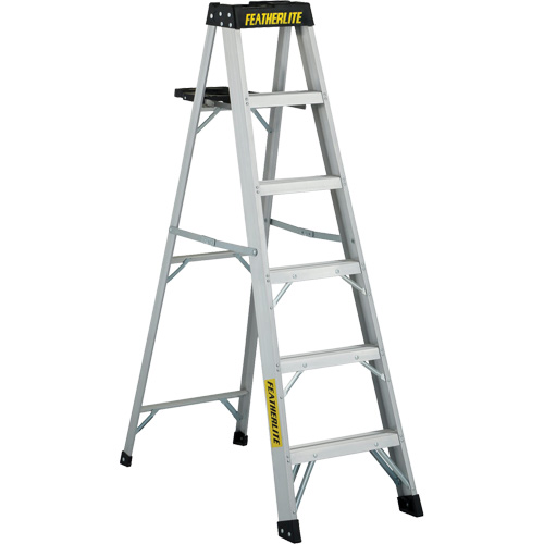 3400 Series Industrial Extra Heavy-Duty Step Ladder, 6', Aluminum, 300 lbs. Capacity, Type 1A Sécurité Médic