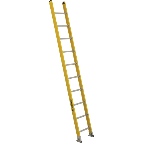 Industrial Extra Heavy-Duty Straight Ladders (5600 Series), 10', Fibreglass, 375 lbs., CSA Grade 1AA Sécurité Médic
