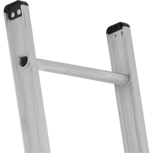 Industrial Heavy-Duty Extension/Straight Ladders, 8', Aluminum, 300 lbs., CSA Grade 1A Sécurité Médic