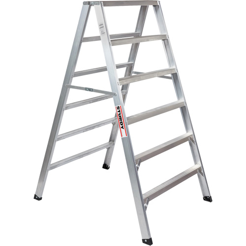 Saw Horse, 6' H x 30" W x 300 lbs. Capacity, Aluminum Sécurité Médic