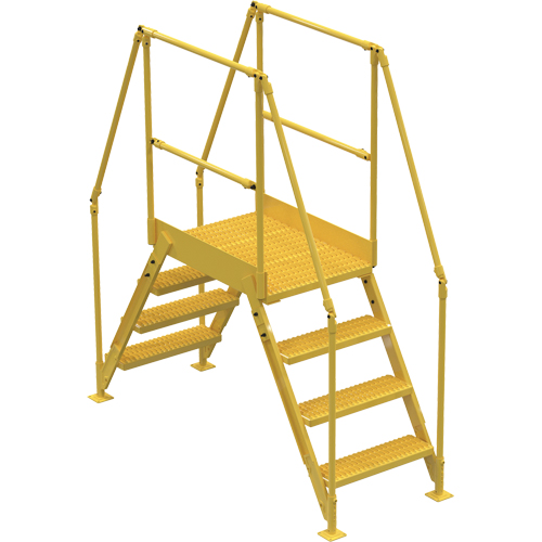 Crossover Ladder, 67 " Overall Span, 40" H x 24" D, 24" Step Width Sécurité Médic