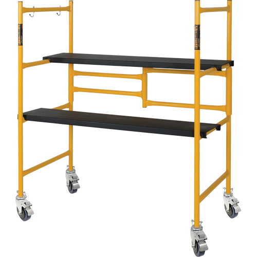 Jobsite Series 4' Basic Mini Scaffold Kit, Steel Frame, 41" D x 45-3/4" H Sécurité Médic
