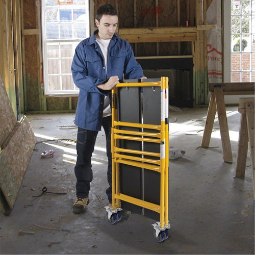 Jobsite Series 4' Basic Mini Scaffold Kit, Steel Frame, 41" D x 45-3/4" H Sécurité Médic