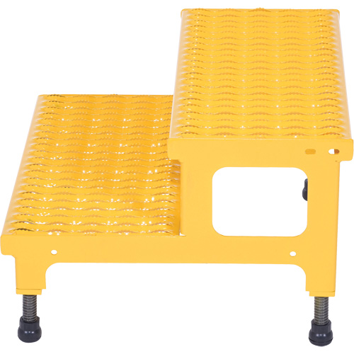 Plate-forme ajustable Step-Mate, 2 marche(s), 23-13/16" la x 22-7/8" lo x 15-1/4" h, Capacit&eacute; 500 lb Sécurité Médic