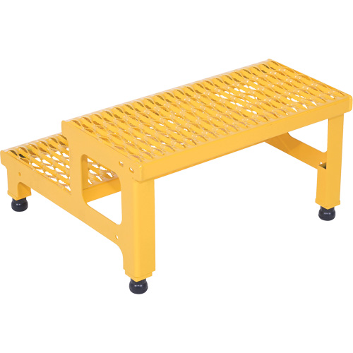 Plate-forme ajustable Step-Mate, 2 marche(s), 23-13/16" la x 22-7/8" lo x 15-1/4" h, Capacit&eacute; 500 lb Sécurité Médic
