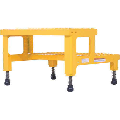 Plate-forme ajustable Step-Mate, 2 marche(s), 23-13/16" la x 22-7/8" lo x 15-1/4" h, Capacit&eacute; 500 lb Sécurité Médic
