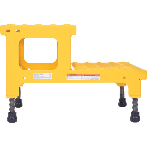 Plate-forme ajustable Step-Mate, 2 marche(s), 23-13/16" la x 22-7/8" lo x 15-1/4" h, Capacit&eacute; 500 lb Sécurité Médic
