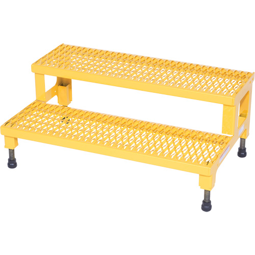 Plate-forme ajustable Step-Mate, 2 marche(s), 36-3/16" la x 22-7/8" lo x 15-1/4" h, Capacit&eacute; 500 lb Sécurité Médic