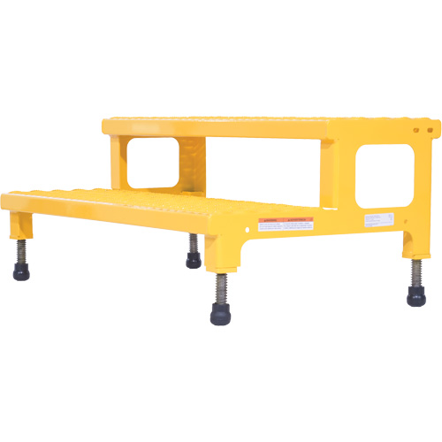 Plate-forme ajustable Step-Mate, 2 marche(s), 36-3/16" la x 22-7/8" lo x 15-1/4" h, Capacit&eacute; 500 lb Sécurité Médic