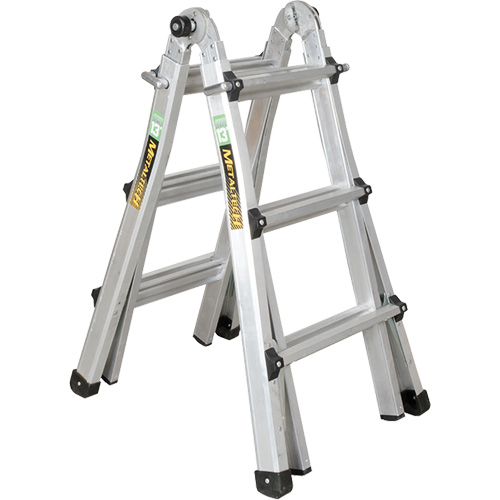 &eacute;chelle t&eacute;lescopique multipositions, 2,916' - 9,75', Aluminium, 300 lb, CSA calibre 1A Sécurité Médic