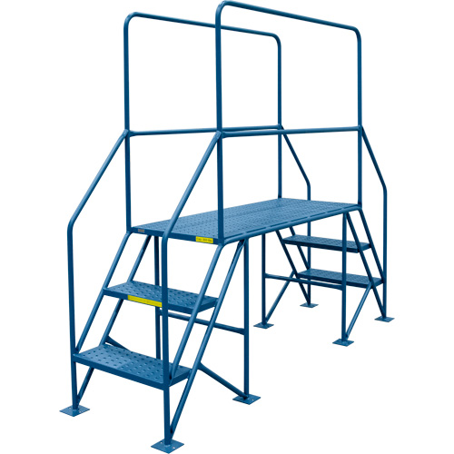 Crossover Ladder, 35-1/2" Overall Span, 31-1/2" H x 22" D, 22" Step Width Sécurité Médic