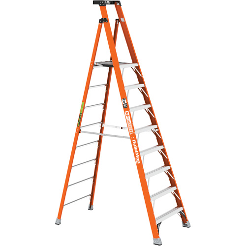 Safespace Platform Step Ladder, 8', 300 lbs. Cap. Sécurité Médic