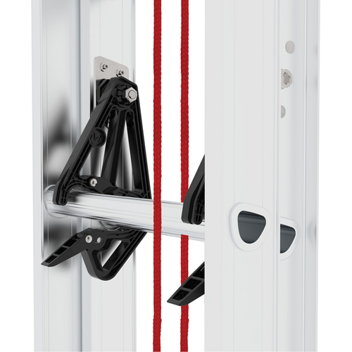 &eacute;chelle coulissante Jobsite Series, Cap 200 lb, 24' h, Calibre 3 Sécurité Médic