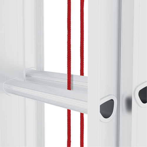 &eacute;chelle coulissante Jobsite Series, Cap 200 lb, 24' h, Calibre 3 Sécurité Médic