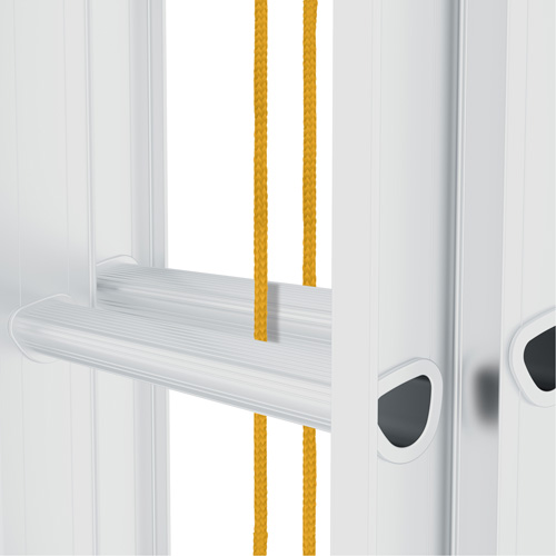 &eacute;chelle coulissante Jobsite Series, Cap 225 lb, 24' h, Calibre 2 Sécurité Médic