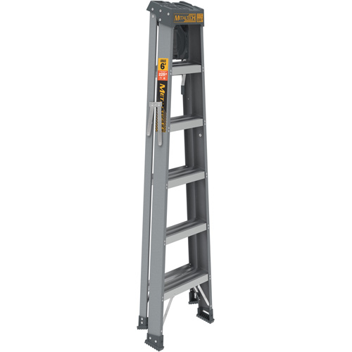 Step Ladder with Paint Tray, 6', Fibreglass, 225 lbs. Capacity, Type 2 Sécurité Médic