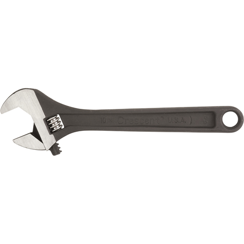 Crescent Adjustable Wrenches, 10" L, 1-5/16" Max Width, Black Sécurité Médic