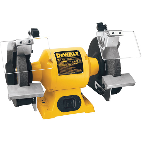 Heavy-Duty Bench Grinder, 8" Wheel Diameter, 3/4 HP, 3600 RPM Sécurité Médic