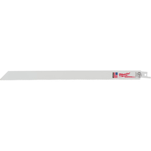 Sawzall&reg; Reciprocating Saw Blade, Bi-Metal, 10/14 TPI, 12" L Sécurité Médic