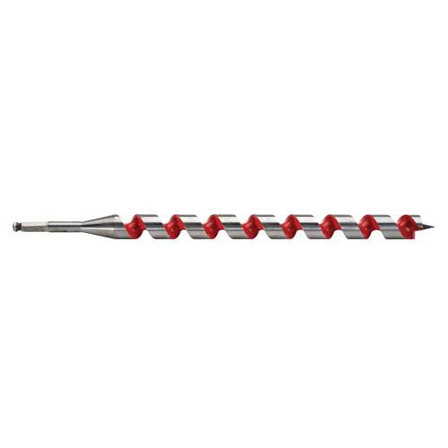 Ship Auger Drill Bit, 1-1/8" Diameter, 15" Flute, 7/16" Hex Shank Sécurité Médic