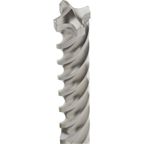 M&egrave;che de perceuse &agrave; percussion &agrave; quatre cannelures SDS-Plus MX4 , 5/8", Tige SDS-Plus, Carbure Sécurité Médic
