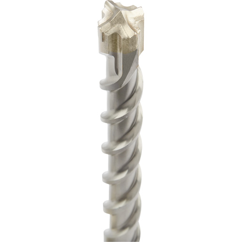 Foret &agrave; 4 cannelures pour perceuse &agrave; percussion MX4, 7/8", Tige SDS-Plus, Carbure Sécurité Médic