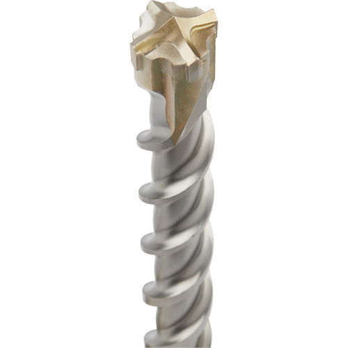 M&egrave;che de perceuse &agrave; percussion &agrave; quatre cannelures SDS-Plus MX4 , 1", Tige SDS-Plus, Carbure Sécurité Médic