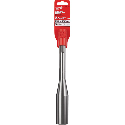 SDS-Max Ground Rod Driver, 3/4"/5/8" Tip, 3/4" Drive Size, 10" Length Sécurité Médic