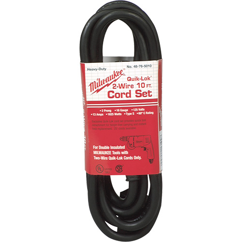 2-Wire Quik-Lok&reg; Cord Sécurité Médic