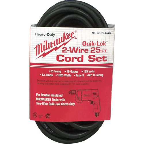 2-Wire Quik-Lok&reg; Cord Sécurité Médic