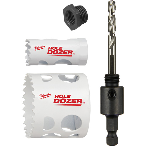Hole Dozer Door Lock Hole Saw Kit, 4 Pieces Sécurité Médic