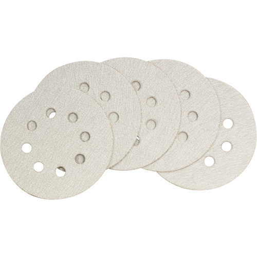 Random Orbit Sander Abrasive Sandpaper - 50-Pack, 5" Dia., 60 Grit Sécurité Médic