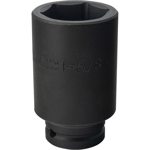 Socket, Impact, 1-5/8", 3/4" Drive, 6 Points, Deep Sécurité Médic