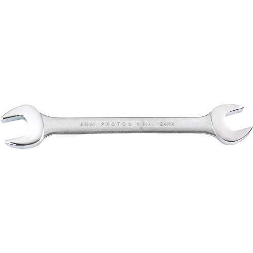 Open-End Wrench, 24 mm x 26 mm, Satin Sécurité Médic