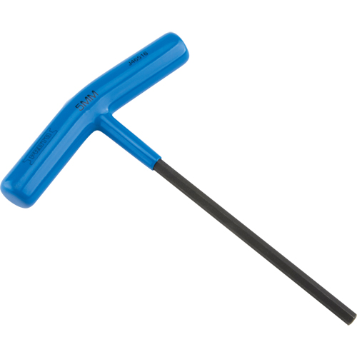 Hex Key - Metric, Hex End, 5 mm x 6" L, T Handle Sécurité Médic