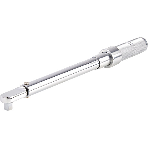 Fixed Head Micrometer Torque Wrench, Click, 3/8" Square Drive, 16-80 ft-lbs. Sécurité Médic