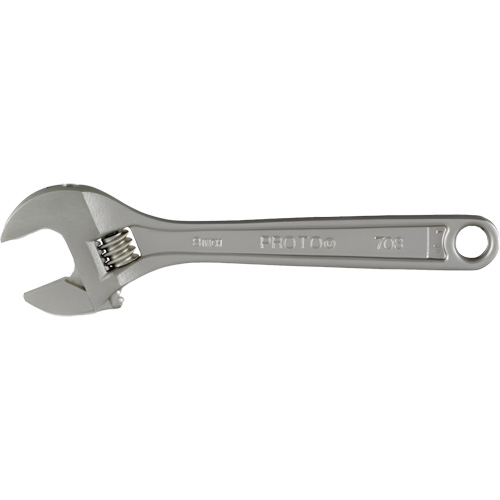Adjustable Wrench With CLIK-STOP&reg;, 8" L, Plain Sécurité Médic