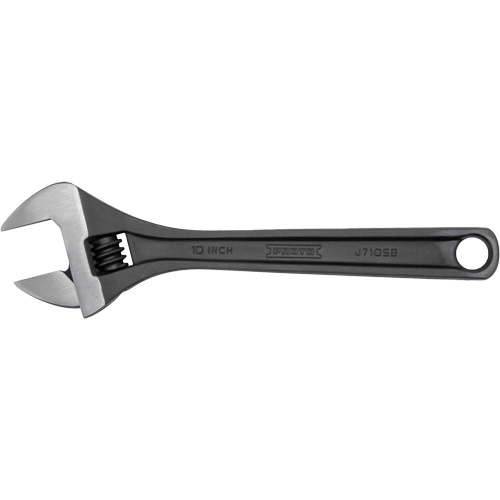 Adjustable Wrench, 10" L, Black Oxide Sécurité Médic