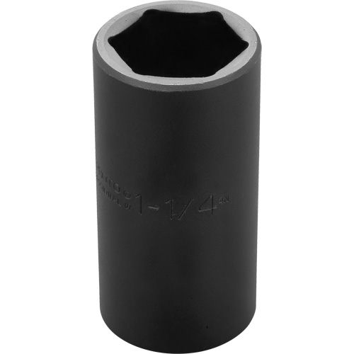 Socket, Impact, 1-1/4", 1/2" Drive, 6 Points, Deep Sécurité Médic