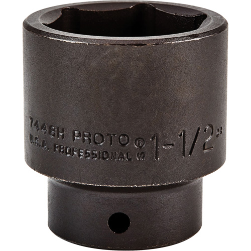 Socket, Impact, 1-1/2", 1/2" Drive, 6 Points Sécurité Médic