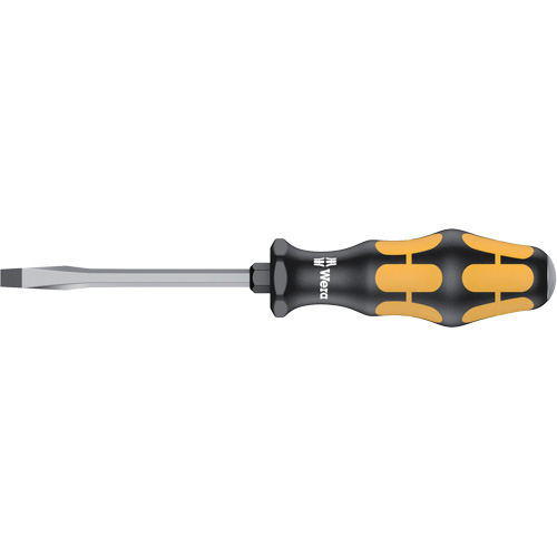 Slotted Demolition Screwdriver, 1/4", 8-1/8" L, Plastic Handle Sécurité Médic